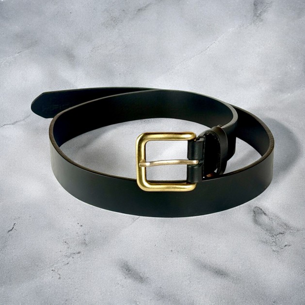 Black Leather Belt